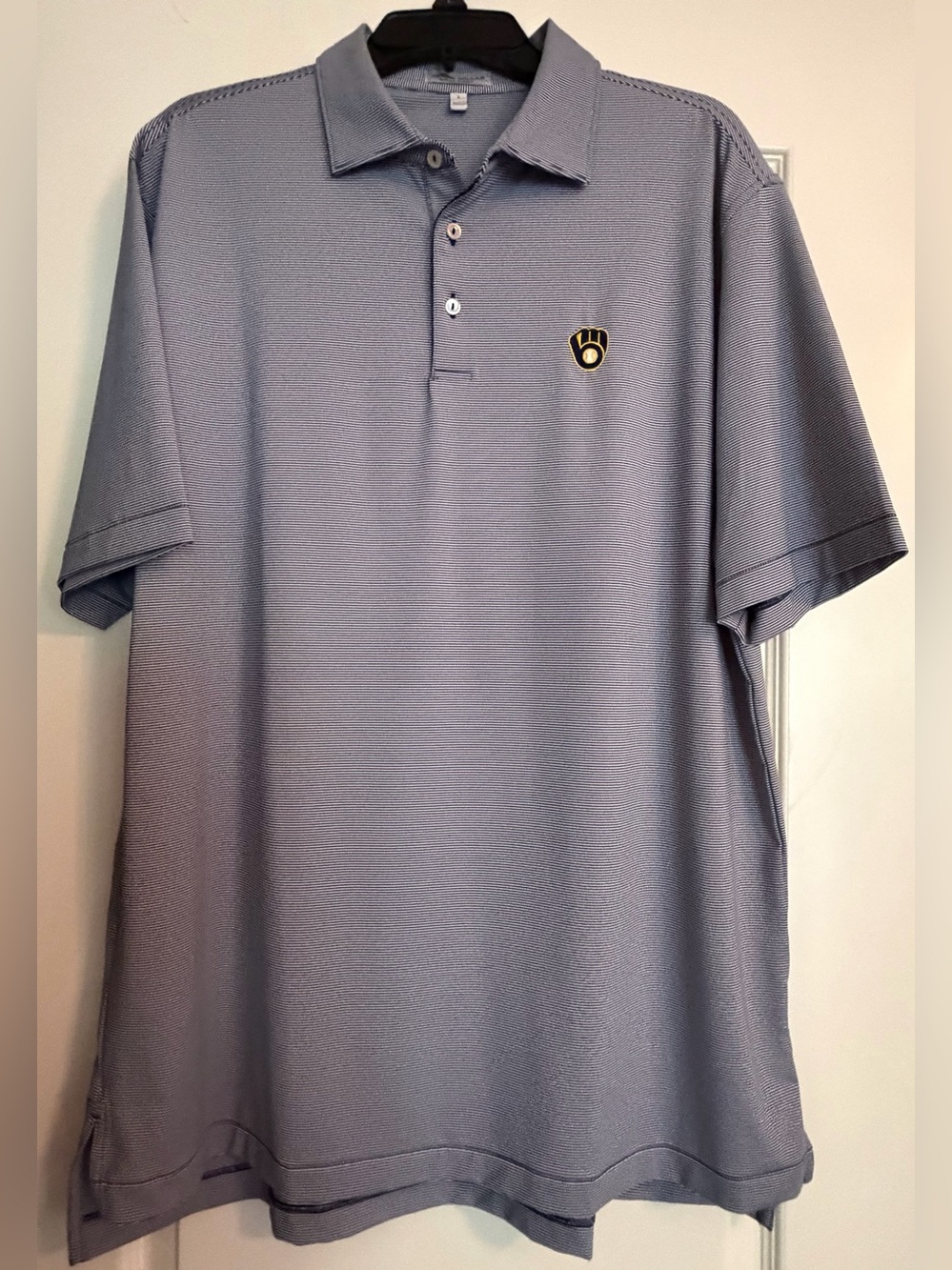 WORN ONCE!
GORGEOUS PETER MILLAR 
MILWAUKEE BREWERS POLO!